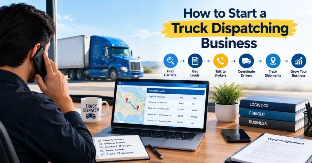 How to start a truck dispatching business in the USA