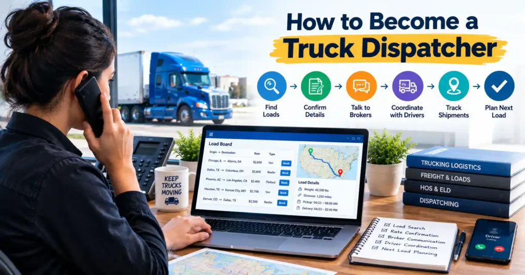 How to become a truck dispatcher in the USA