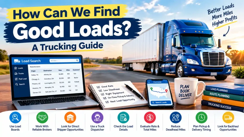 How can we find good loads for USA trucking